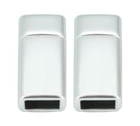 5-10 piezas/lote de cierres magnéticos planos de aleación, hebillas magnéticas, conectores de cordón de cuero para hacer joyas y pulseras DIY