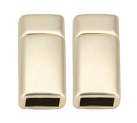 5-10 piezas/lote de cierres magnéticos planos de aleación, hebillas magnéticas, conectores de cordón de cuero para hacer joyas y pulseras DIY