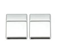 5-10 piezas/lote de cierres magnéticos planos de aleación, hebillas magnéticas, conectores de cordón de cuero para hacer joyas y pulseras DIY