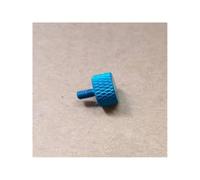 5-10 piezas M3 M4 m5 m6*6/8/10/12/16/20 Tornillo de mariposa de aluminio de colores con cabeza moleteada y apriete manual(Light blue,16MM_M5 5PCS)