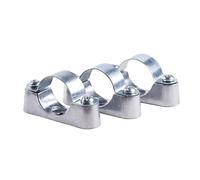 5/10 Uds 16/20/25/32/40/50Mm aleación de aluminio código fuera de la pared Clip de sillín abrazadera de tubo soporte de tubo Clip fijo(40mm 10pcs)