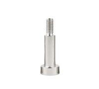 5/10 Uds 304 A2 Hexagonal De Acero Inoxidable Tapa Cabeza Rodamiento Rodillos Hombro Tornillo Cosas M2 .5 M3 M4 M5 M6 M8(6mm,D6x M5 (5pcs))
