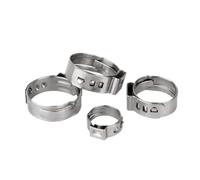 5/10 Uds. Abrazaderas De Manguera Acero Inoxidable 304 A2 Una Sola Oreja O Clips for Sujetadores Rango Tubería Aire Agua Combustible
