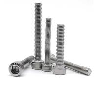 5/10 Uds DIN912 M3 M4 M5 M6 M8 Largo Alargado 100mm A2 304 Hexagonal De Acero Inoxidable Tornillo Cabeza Allen(70mm,M8 5pcs)