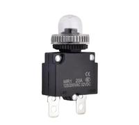 5/10 Uds disyuntor 3A 4A 5A 6A 7A 8A 10A 15A 20A interruptor térmico Protector de sobrecarga de corriente con tapa de cubierta