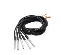 5/10 Uds DS18B sonda de temperatura sensor de temperatura 1M 2M 3 metros DS1820 paquete de acero inoxidable impermeable 18B20 100cm/200cm/300cm(10pcs- 1M 100CM)