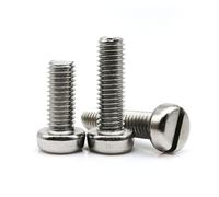5/10/Uds M1.6 M2 M2.5 M3 M4 M5 M6 M8 M10 304 A2-70 Acero inoxidable GB65 tapa ranurada ranura columna redonda tornillo de cabeza de queso(30mm,5pcs M8)