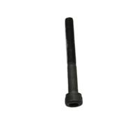 5/10 Uds M3 M4 grado 12,9 tornillos de cabeza hexagonal de acero al carbono rosca parcial cilindro moleteado cabeza negra(120mm,M4 x 5Pcs)