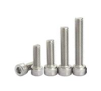 5-10 Uds M5 M6 M8 304 A2-70 Acero Inoxidable DIN912 Tapa Hexagonal Cabeza Perno Longitud Del Tornillo 6-50mm(35mm,M5 x 10Pcs)