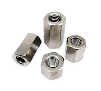 5/10 Uds M5 M6 M8 hexagonal de acero inoxidable extensión hexagonal varilla larga tuerca de acoplamiento conector Tuerca Tubular (Color : 5pcs M8x13x35mm)