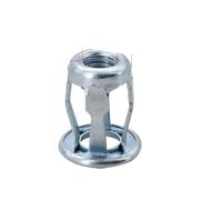 5/10 Uds Molly Jack tuerca abrazadera de expansión forma de pétalo remache de Metal juego de pernos M4 M5 M6 M8 tuercas de fijación de placa de matrícula tornillos Pop ( Color : Nut Only M4(Silver) ,