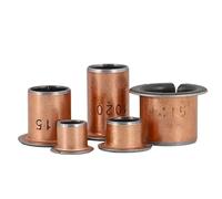 5/10 Uds SF-1F diámetro interior 6 8 10 12 14 rodamiento autolubricante con casquillo guía de manga de cobre compuesto de paso bridado(5PCS 10X12X18X8)