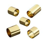 5/10 Uds. Tubo De Latón Pared Delgada, Cobre, Manga Hueca, Aro, Buje Sin Aceite, Muebles, Piezas Decoración Diy OD 10/11/12/14/16 Mm(10pcs,11x9x10mm)