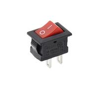 5/10 unidades de interruptor basculante KCD11, botón pulsador de 10 x 15 mm, ON-OFF/ON-OFF-ON, 2 pines, 3 A, 250 V CA, 6 A, 125 V CA, 10 x 15 mm(Red,10PCS)