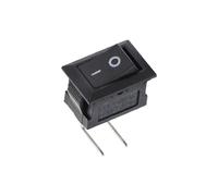 5/10 unidades de interruptor basculante KCD11, botón pulsador de 10 x 15 mm, ON-OFF/ON-OFF-ON, 2 pines, 3 A, 250 V CA, 6 A, 125 V CA, 10 x 15 mm(2Pin L-type black,5PCS)