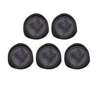 5/10 unidades de sellos adhesivos antiguos en relieve de 30 mm para sobres, tarjetas de invitación, álbumes de recortes, calcomanías de invitación