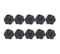 5/10 unidades de sellos adhesivos antiguos en relieve para invitaciones, sobres, tarjetas de felicitación, calcomanías de cera