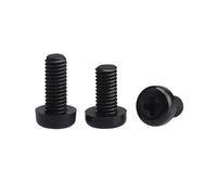 5-100 piezas M2-M8 nylon ranura cruzada cabeza plana tornillos para máquina aislados, M3x30mm(25 piezas)