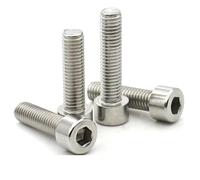 5-100 Uds M1.6 M2 M3 M4 M5 M6 M8 No moleteado 304 A2-70 hexagonal de acero inoxidable tapa cilíndrica tornillo de cabeza DIN912(35mm,M5 (10pcs))