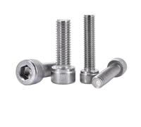 5-100 Uds M2 .5 M3 M4 M5 M6 M8 M10 M12 DIN912 304 tornillos hexagonales de acero inoxidable L = 16-22mm(20mm,M3 (50PCS))