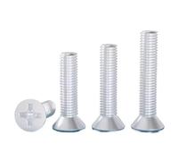 5-100 Uds M3 M4 M5 M6 M8 M10 tornillos de cabeza avellanada cruzada aleación aluminio plana(35mm,M6 10pc)