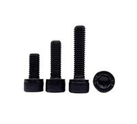 5-100 Uds UNC UNF 0#2#3#4#5#6#8#10# a 1/2-13 negro 12,9 grado acero hexagonal tornillo de cabeza Allen(1-1/2",50pcs UNC 10-24)