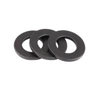 5-100 unidades M2-M24 arandelas planas negras en acero al carbono grado 8,8 para tornillos, M6x20x3mm(20 piezas)