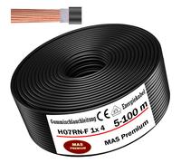 5-100M H07RN-F 1x4 Manguera De Goma Flexible Para Dispositivos
