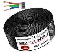 5-100m H07RN-F 3G2,5 Manguera de goma Cable de obra Flexible para equipos