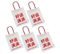 5/10Pcs Clear Packaging Bags Water Resistant Plastic Gift Bag With Top Handle For Birthday Wedding Christmas Supplies Candy Snack Bags With Handle