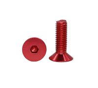5-10pcs M6/M8 Tornillos de máquina con cabeza encajada de hexagonal hueco en aleación de aluminio colorida, M8x30mm