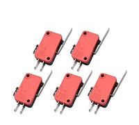 5/10pcs Micro SPDT On Off Interruptor momentáneo Interruptor de límite de viaje 1NO1NC Roller LeverV-155 V-156-1C25 (Color : V-15-1C25, Size : 10pcs)(V-152-1C25,10pcs)