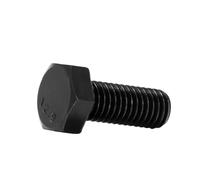5-10PCS Tornillo De Cabeza Hexagonal Externo M6 M8 Perno Extensión Grado 12.9 Aleación Acero Negro(16mm,M6-10Pcs)