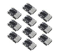 5/10pcs TP4057 1A 3.7V Lithium Battery Charging Board with Protection Type-C USB C Li-ion Battery Charging Board (10pcs)