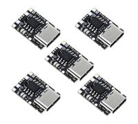 5/10pcs TP4057 1A 3.7V Lithium Battery Charging Board with Protection Type-C USB C Li-ion Battery Charging Board (5PCs)