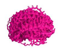 5-10yard Elastic Lace Ribbon Black White Color Button Loops DIY Multicolor Handmade Trimming for Clothes Sewing Rubber Band(Rose red,14mm 10yards)