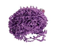 5-10yard Elastic Lace Ribbon Black White Color Button Loops DIY Multicolor Handmade Trimming for Clothes Sewing Rubber Band(Color 27,14mm 10yards)