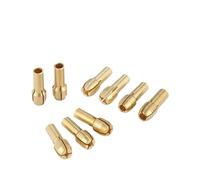 5/11 Unids/lote Mini Taladro Portabrocas De Latón for Herramienta Rotativa 0,5-3,2mm Y Tuerca for Juego Accesorios(10Pcs 4.8mm)