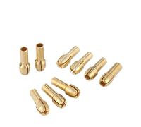 5/11 Unids/lote Mini Taladro Portabrocas De Latón for Herramienta Rotativa 0,5-3,2mm Y Tuerca for Juego Accesorios(10Pcs 4.3mm)