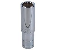 5/16 WW Whitworth Doble Deep 1/2 Drive British Socket BSW 12 caras Bi-Hex