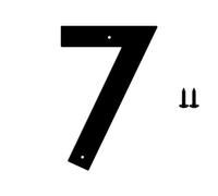 5,1CM/ 6,3CM/ 7,6 CM/ 10,2CM NúMeros De Casa De Para El Exterior, SeñAles Personalizados Para El Hogar, SeñAl De DireccióN De La Calle Para La Entrada, Decoraciones De Buzones Al Aire Libre(7,4inch)