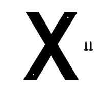 5,1CM/ 6,3CM/ 7,6 CM/ 10,2CM NúMeros De Casa De Para El Exterior, SeñAles Personalizados Para El Hogar, SeñAl De DireccióN De La Calle Para La Entrada, Decoraciones De Buzones Al Aire Libre(X,4inch)