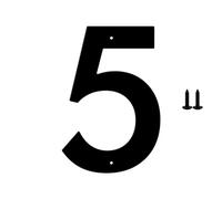 5,1CM/ 6,3CM/ 7,6 CM/ 10,2CM NúMeros De Casa De Para El Exterior, SeñAles Personalizados Para El Hogar, SeñAl De DireccióN De La Calle Para La Entrada, Decoraciones De Buzones Al Aire Libre(5,4inch)
