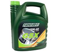 5 1x5 Litro FANFARO Aceite de Motor GSX 15W-40 Api Sn / CH-4 Coche Aceite