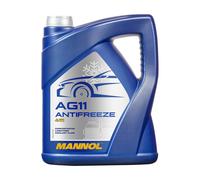 5 (1x5) Litro Mannol Anticongelante AG11 Anticongelante Concentrado Azul