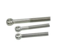 5/2/1 Uds 304 anillo de acero inoxidable perno de enlace ojo de pez tornillo de agujero deslizante M6 M8 M10 M12(M10-150 mm(2pcs))