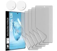 [5+2] 5 protectores de pantalla de TPU antirreflejos (mate) + 2 protectores de lente compatibles con Oneplus 12R 5G 2024 (no para Oneplus 12) Protector de pantalla de TPU fácil de instalar, resistente