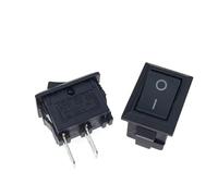 5/20/100 piezas KCD1 15 * 21 mm 2 pines ON-OFF Interruptor en forma de barco 10 * 15 mm Interruptor basculante a presión Interruptores KCD Bote(KCD1 15X20mm,100PCS)