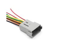 5/20/100 Sets connector with 15cm Wiring harness DT06-2S/DT04-2P 2P 3P 4P 6P 8P 12P waterproof electrical connector MQXFCZUX(3P Female,100 Sets)