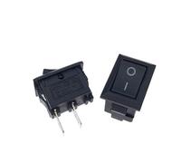 5/20/100 uds. Interruptor náutico KCD1 de 2 pines y 15 x 21 mm, interruptor basculante de posición ON/OFF SPST de 10 x 15 mm de inserción a presión (5/20/100 uds.).(KCD11 10X15mm,100PCS)